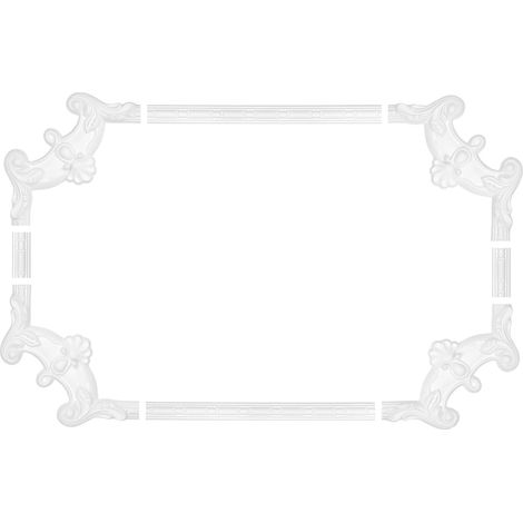 Cornice di parete e soffitto fregio stucco telaio resistente agli urti AC257: Nastro piatto AC257 4.87 €/m