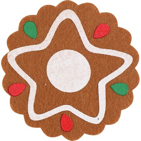 Sous-Verre - Feutre Non Tissé - Motif Noël Flocon Arbre - Pour Tasse Tasse à Café Verre - 1 Pièce (1/5)