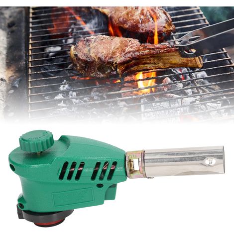 Lance-flammes à cartouche, tête de lance-flammes commerciale, appareil de cuisson pour aliments, allumeur extérieur pour moxibustion, vanne de lance-flammes de soudage, tête de chalumeau à propane. (1/5)