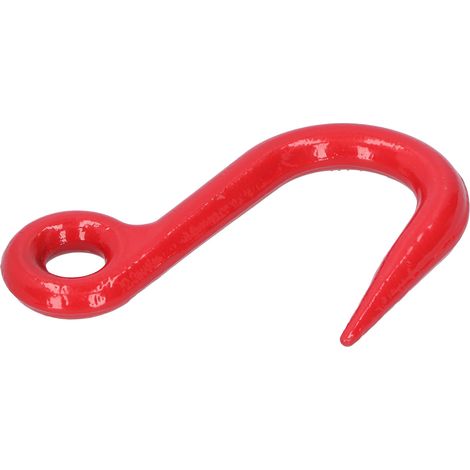 Croc de levage 1T en acier allié, œil pivotant pour grue et conteneur, matériel industriel de manutention, crochet de sécurité robuste (1/5)