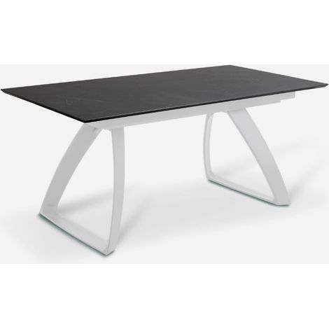 Mesa extensible de HPL hasta 12 plazas 170/270x90 Grayson - Negro (1/4)