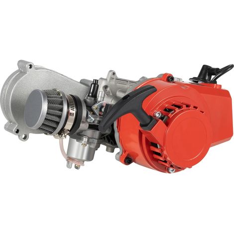 Motore quadruplo, 49 cc, sistema di raffreddamento ad aria, rosso (1/2)