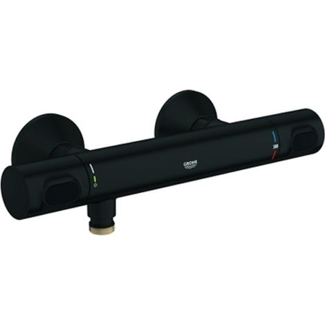 Aufputz-Brausethermostat Grohe Grohtherm 500, Ausladung 81 mm, matte black - 347932430 (1/3)