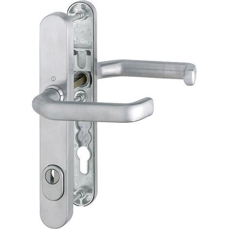 HOPPE® Schutz-Drückergarnitur mit Schmalschild Liverpool E1313G/3359ZA/3357N, Edelstahl, 2903596 (1/4)