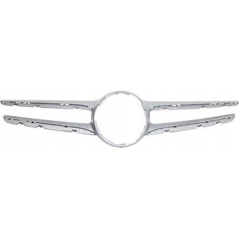 Moulure grille de calandre avant argentée Mercedes Classe C W205 phase 1 2014-2018