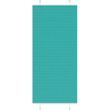 Plissee Petrolgrün 100x200 cm Stoffbreite 99,4 cm Polyester