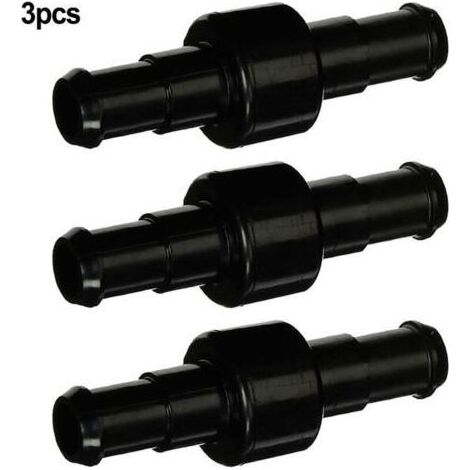 Boostez votre nettoyeur de piscine avec le tuyau pivotant à roulement à billes noir D20 (3 pièces) (1/5)