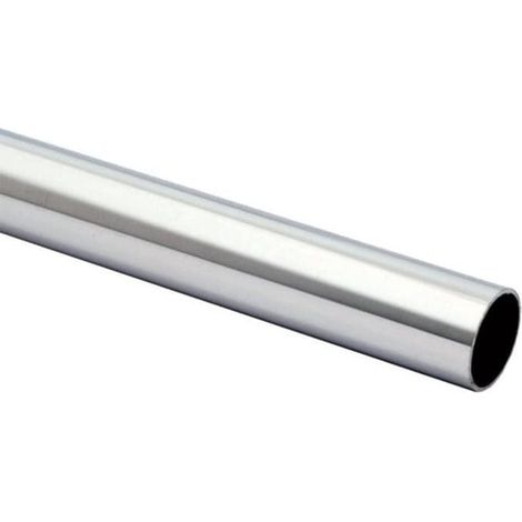 Tube Inox 304L - 1 Pièce - Acier Inoxydable Soudé - Résistance Corrosion Élevée - Pour Échappement et Structure - Ø 25mm Ép 2mm