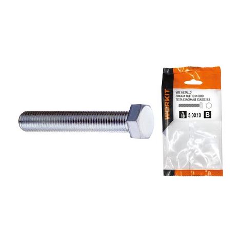VITE METALLO TE ZINCATA SELF WORKIT - CLASSE 8.8 FILETTO INTERO MM 12X 50 CF=PZ 2- 5 confezioni