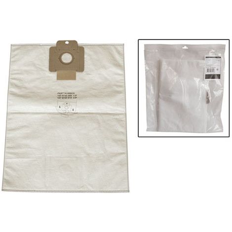 LOT DE 3 SACS POUR ASPIRATEUR NILFISK GWD320 1470745010 Nilfisk