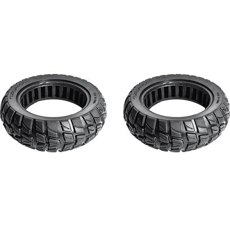 2pièces 10 Pouces 70/65-6.5 Accessoires de Remplacement de Scooter ÉLectrique pour Pneus Pleins