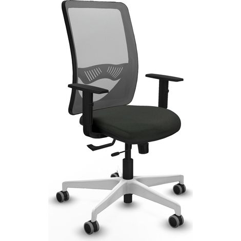 Silla ergonómica piqueras y crespo Zulema negro reposabrazos 1D (1/2)