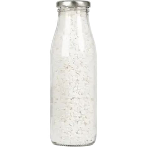 Pierres Naturelles 5-8 mm blanc Terrarium 500 ML