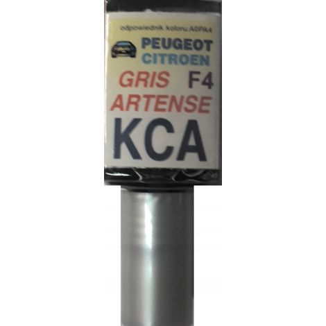 Pintura para reparación de arañazos para Citroën Peugeot KCA F4 gris artente, 10 ml (1/5)