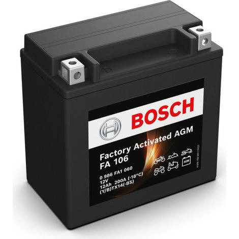 Bosch – Batterie de démarrage 12V 60Ah – Technologie AGM – Pour motos et scooters – Démarrage rapide et fiable (1/5)