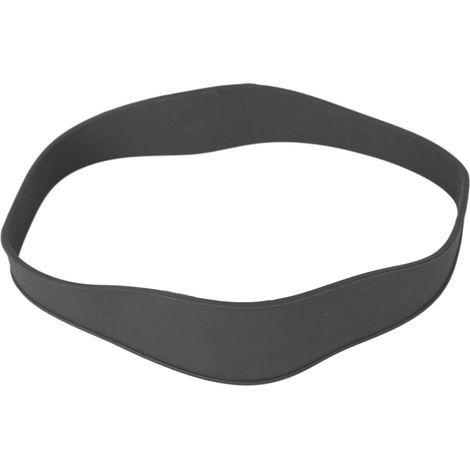 Guide de coupe de cheveux en silicone souple pour ligne de cou incurvée, modèle de coupe DIY à domicile, noir (1/5)