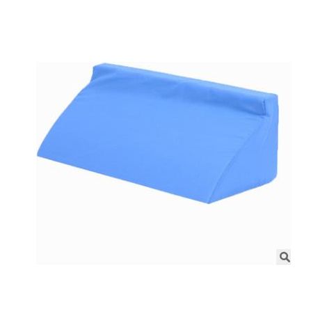 Coussin Cales Jambes Ergonomique Mousse Alvéolée Housse Lavable Zipper Confort Respirant Soulage Dos Genoux 50x24x15cm Bleu