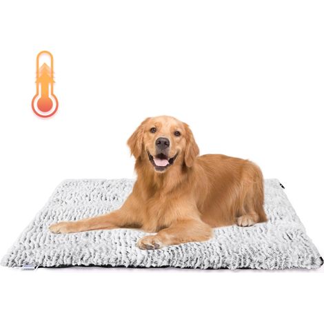 Tapis Chauffant pour Chien et Chat, Couverture sans Électricité, Auto-Chauffant et Antidérapant, Lavable, 115x70cm (1/5)
