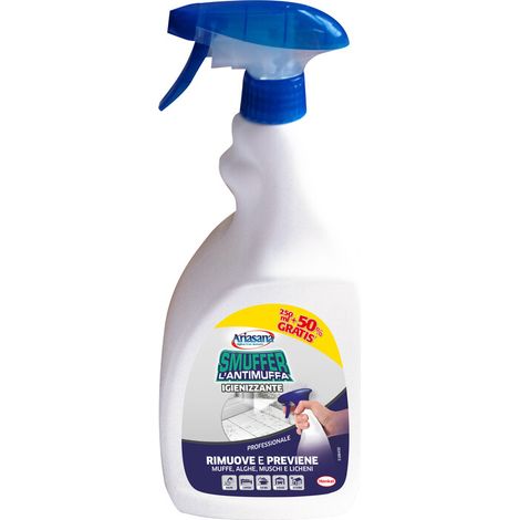 Ariasana Smuffer 250 ml spray antimuffa igienizzante rimuove muffa umidita' (1/4)