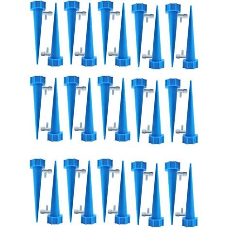 30 PCS Goutte à Goutte Boîteille, Irrigation Goutte à Goutte Boîteille, Arroseur Automatique Plantes, Arrosage Goutte a Goutte, avec Vannes de Régulation, pour Jardin Maison Intérieur Extérieur-Fei Yu (1/5)