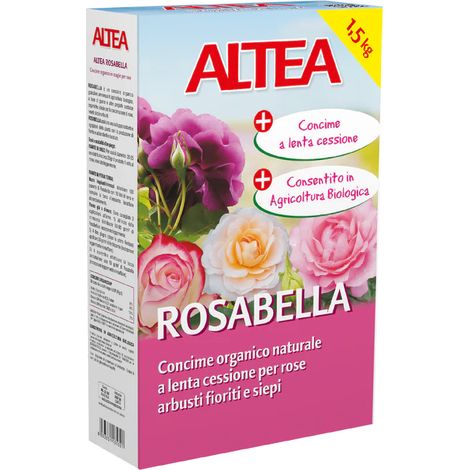 Altea Rosabella Concime Organico Granulare Per Rose Siepi E Arbusti 1.5kg