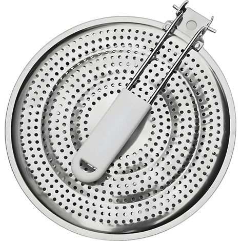 Stainless steel cooktop heat diffuser, electric cooktop heat diffuser - versatile stainless steel simmering diffuser  Top heat reducer (1/5)