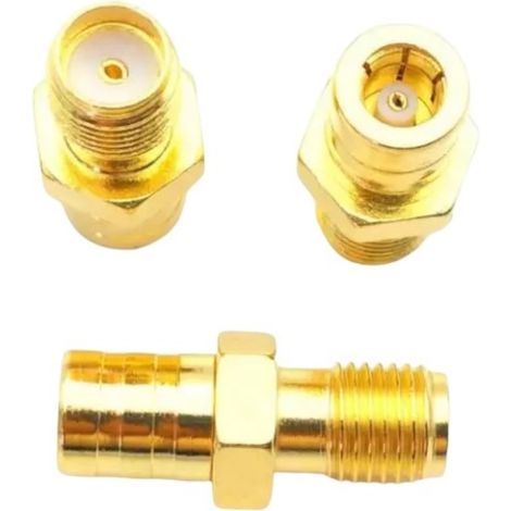 Adaptador de toma SMA / toma SMB (1/2)