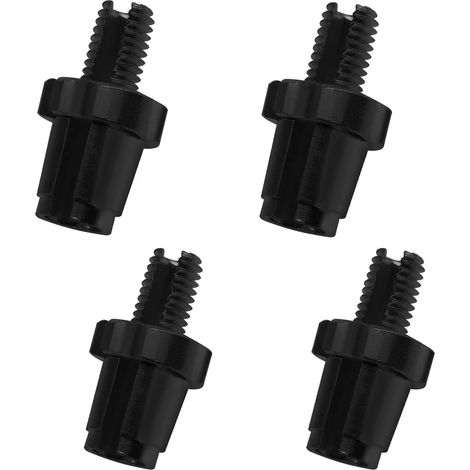 (4pcs M7 Levier de Frein Réglage Régulateur Vis pour Vélo Route VTT Ajusteurs de Câble Boulons en Alliage D'aluminium Noir (1/5)