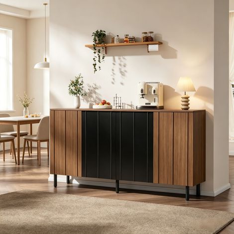 Möbelstück aus Stoff in Walnut 160 x 35 x 80 cm HOMAIRE (1/5)