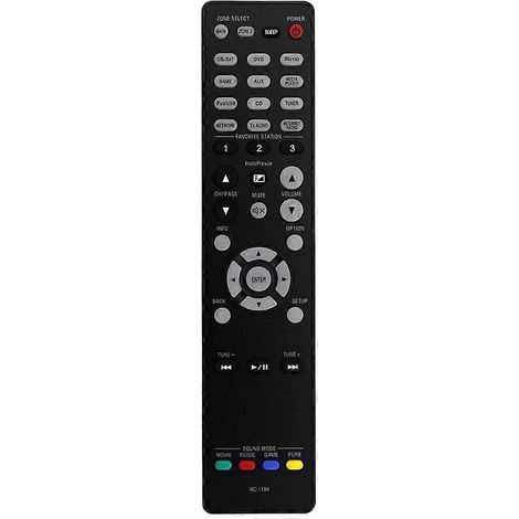 RC-1184 Ersatzfernbedienung für Denon AVR-X3000 Audio-Video-Receiver (1/5)