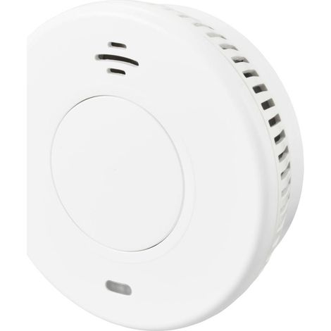 Sygonix EN14604 Rivelatore di fumo senza fili inclusa batteria con 10 anni di vita, collegabile alla rete a batteria (Ø (1/5)