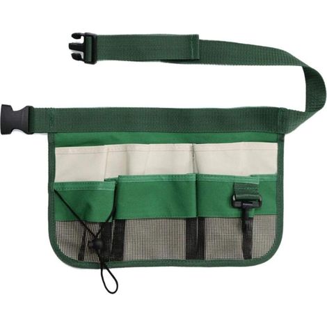 Gartengeräte-Gartengürteltaschen, hängende Hüfttasche, Tasche, Gartenwerkzeuggürtel, verstellbarer Werkzeugschürzen-Organizer mit Gürtel für Männer/Frauen, Reinigungstasche