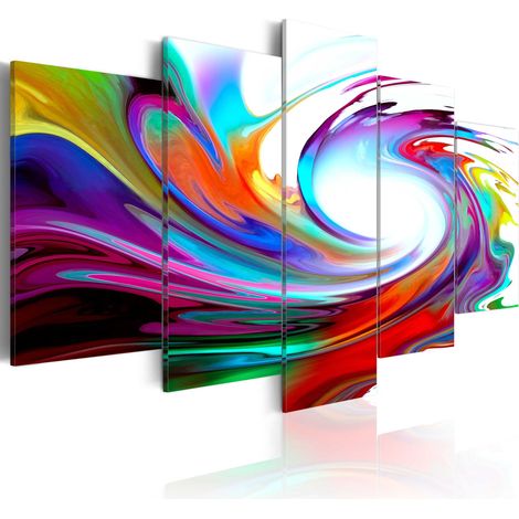 Quadro - Arcobaleno-vortice - 200x100 (1/4)