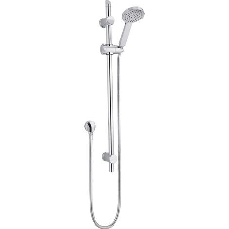 Nuie Water-Saving Shower Slider Rail Kit 740mm High - Chrome (1/3)