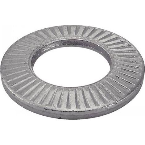 100 Rondelles Contact Série Moyenne 16 mm - NFE 25511 - Acier Zn - D-Work