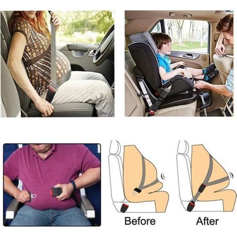 23CM Ceinture Sécurité Voiture Adapté aux Femme Enceinte Obèse Enfant, Facile à installer (1/4)