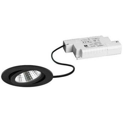 BRUMBERG BB03 LED-EINBAUSTRAHLERSET, PHASENABSCHNITT DIMMBAR, 6 W, 230 V, 630 LM, 3.000 K, STRUKTURSCHWARZ (39363183)