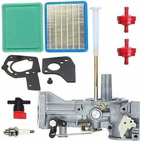 – Carburateur de rechange pour moteurs Briggs & Stratton 5HP – Remplace 498298, 692784, 495951 – Filtres à air inclus – Compatible (1/5)
