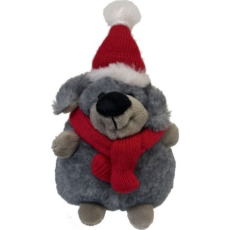 Petite peluche boule Chien décoration de sapin 11 cm (1/3)