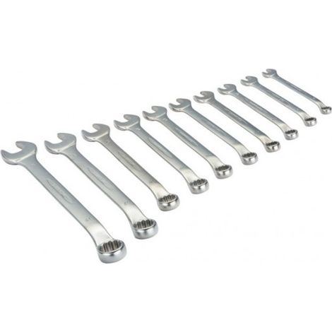 BAHCO - Jeu de clés mixtes contre-coudées, dimensions métriques - 10 pcs/boîte