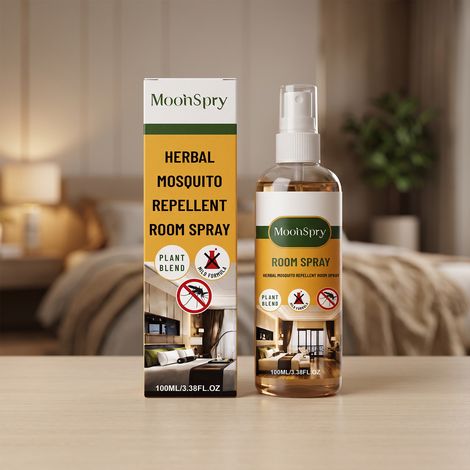 Herbal mosquito repellent spray, gentle formula, suitable for both indoor and outdoor use, plant-based mosquito repellent spray - 100ml -- BIEMMEDUE (1/5)