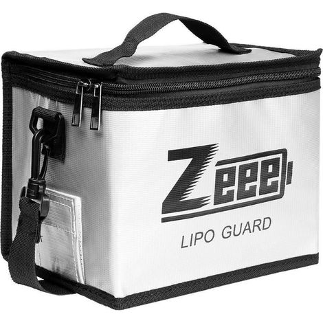 Feuerfeste Lipo Safe Bag für Akkus, explosionsgeschützt, groß, 21,5x14,5x16,5 cm (1/5)