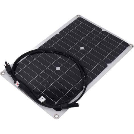 Panneau Solaire Souple 20W 18V Monocristallin pour Batterie 12V Caméra Surveillance Site Isolé (1/5)