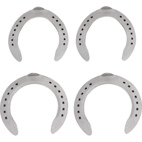 4-teiliges Hufeisen-Set aus Aluminiumlegierung, Reitzubehör, Typ 4 (1/5)