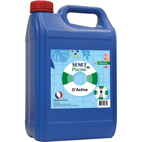 Algicida Oxygene Liquido Attivo Piscina 12% 5 L - Senet