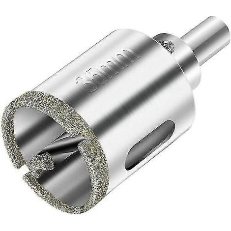 Scie cloche diamantée 35 mm, foret diamanté avec guide de centrage, scie cloche pour carrelage avec revêtement diamanté pour la découpe du verre, du carrelage, de la céramique, etc. (1/5)