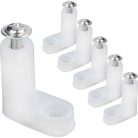 Lot de 50 pieds de montage en plastique pour console de jeu Supports fixes de type L pour circuit imprimé Avec 100 vis (1/5)