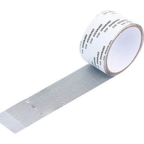 Kit Réparation Moustiquaire - Fibre De Verre 5cm X 200cm - Pour Fenêtres Et Portes - 1 Rouleau (1/5)