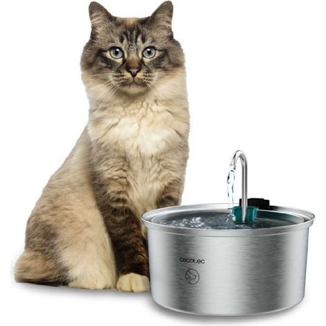 Cecotec Bebedero para Mascotas Pumba 3200 Refresh INOX 3,2L
