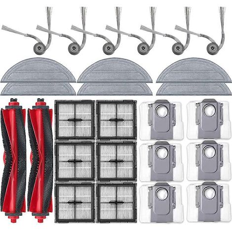 Accessoires pour Roborock Q10 S5 / Q10 VF / Q10V / S8 Pro / S8 Pro Plus : brosse principale, filtre, sac à poussière, pièces détachées (1/5)